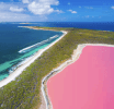 Lake Hillier: A Mesmerizing Pink Wonder Off the Coast of Australia